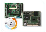 EmModule-8313. Одноплатный компьютер PC/104+ (ETX + объед. плата) c пассивным охлаждением на базе Core Duo L2400, -40 ~+85 C