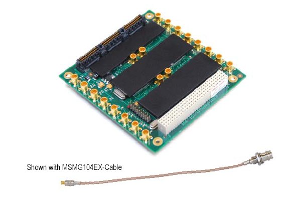 MSMG104EX-A  4-x канальный модуль видеозахвата  PCI/104-Express  на основе 4-x чипов BT878 с 16 входами BNC и мостом PCIe/PCI