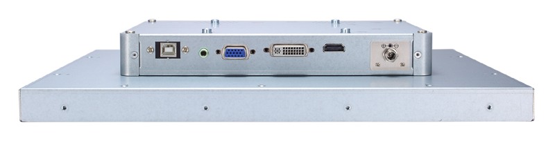 P6101- Панельный промышленный TFT LCD-монитор 10.4 XGA, 350 nit, сенсорный экран, интерфейсы VGA, DVI-D, HDMI, IP-65