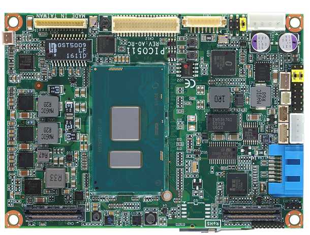 PICO511 - Одноплатный компьютер Pico-ITX, 7th generation Intel i7/i5/i3 , -20º ~ +70º C