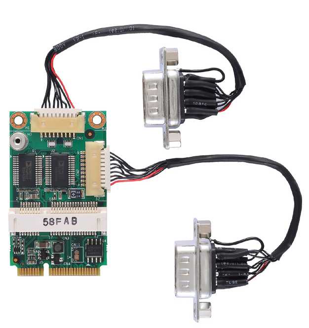 AX92906 - Модуль PCI Express  Mini c 2-мя портами RS-232