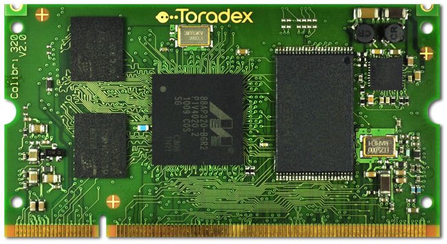 Colibri XScale PXA320 806MHz V2.0b Одноплатный компьютер формата SO-DIMM с ультранизким энергопотреблением (-40~+85C)