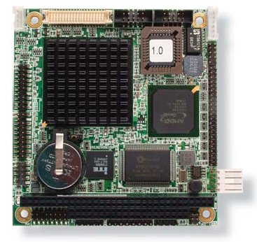 Em104-a5362. Одноплатный компьютер PC/104 c пассивным охлаждением на базе AMD Geode LX800, от -20°C до +70°C