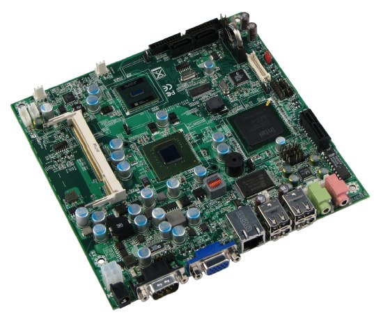 Embedded-logic MB-ATOM-945-DC - одноплатный компьютер Mini-ITX (12B) с низким энергопотреблением на базе Intel Atom (-40~+85°C)