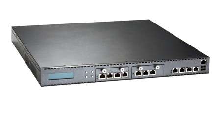 AXIOMTEK NA-821. Сетевая платформа с 11 портами Gigabit Ethernet на базе Core 2 Quad / Duo в корпусе 1U (Linux 2.4-2.6)