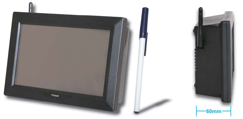 Portwell PARD-S071TW - защищенный (IP65) компьютер с сенсорным экраном 7″ и Wi-Fi на базе процессора ULW Celeron-M 1 ГГц
