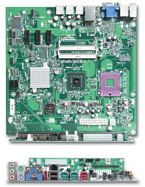 Peb-9737VGA - POS-плата microATX, GM45 Core 2 Duo/ Cel M (VGA, Gbit LAN, Power USB 12V+24V, eSATA, Audio, DDR3)