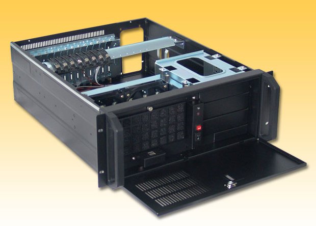 Norco RPC-810 - Корпус 4U 19 для ATX (вибростойкость, воздушный фильтр,  8x3.5 HDD + 2x5.25 или до 11x3.5 HDD)