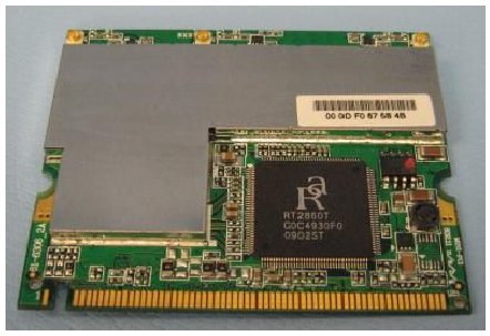 SG901-1063 - двухдиапазонная Wi-Fi радиокарта miniPCI ( 802.11 a/b/g/n,  2.4 / 5 Ггц, до 300 Мбит/с)