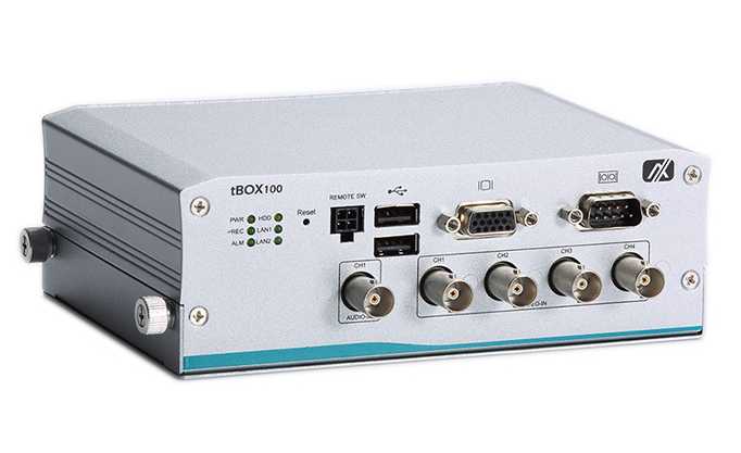 tBOX100-838-FL - Компьютер с пассивным охлаждением, Intel Atom E3845, 9 ~ 36 V, -40º ~ +70º C