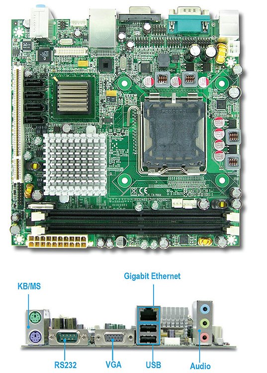 Portwell WADE-8056 - производительный компьютер Mini-ITX на базе Intel Core 2 Quad / Core 2 Duo (4 SATA, RAID, LAN, PCI)